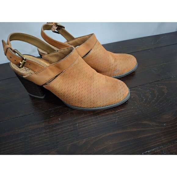 Natural Soul Brown Buckle Mule/Pre-owned, Sz. 8M - Picture 3 of 10